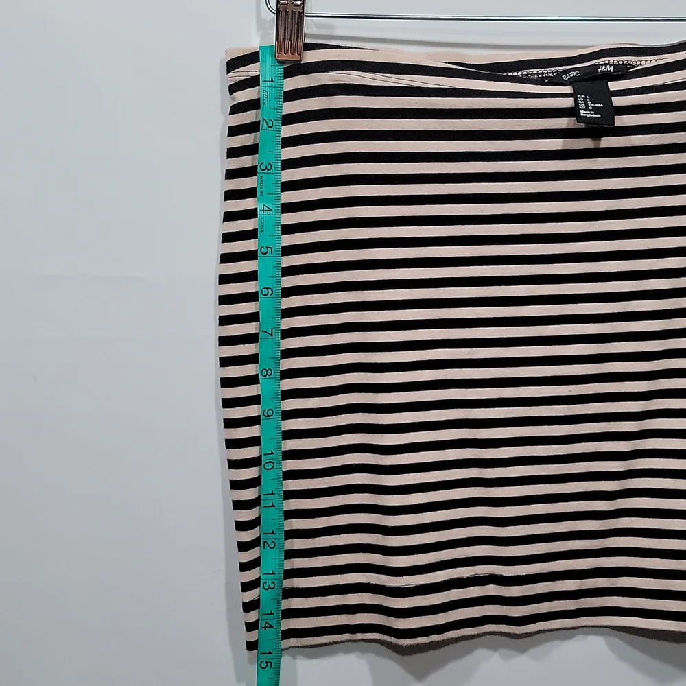 H&M striped mini skirt (L) - Picture 5 of 5